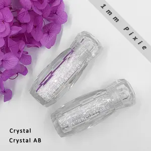 CY Nail Art Pixie Dust Small Point Back Mini Micro Rhinestone Round for Nails 0.9MM -1.3MM Glass Crystal