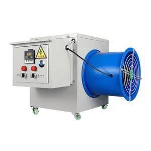 Aquecedor de ar com ventilador elétrico industrial portátil autônomo de alta eficiência à prova d'água