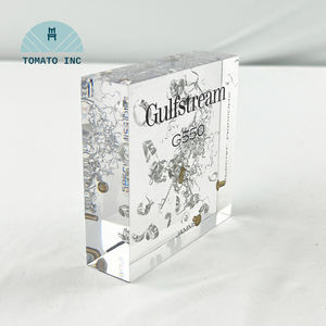 Bloque de Exhibición Acrílico, Bloque de Exhibición Transparente de Vidrio Orgánico, Bloque de Exhibición de Placa Gruesa Personalizado - Product Image 1