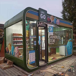 Cabina Casa Móvil Red Estrella Roja Vacante Punto Escénico Oficina al aire libre Salón Modular Casa integrada - Product Image 3