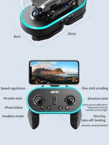 HOSHI 4DRC <span class=keywords><strong>V20</strong></span> Rc Drones Mini <span class=keywords><strong>Drone</strong></span> 4K Cámara Dual FPV <span class=keywords><strong>Drone</strong></span> HD Cámara Dual Quadcopter Helicóptero Plegable Juguete para Regalo - Product Image 5