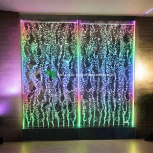 Écrans et cloisons en acrylique pour murs d'eau à bulles LED sur mesure - Product Image 6