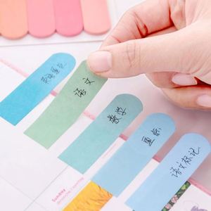 Morandi Six Gradual Change Self-Adhesive Custom Size Message Notes <b>Memo</b> <b>Pads</b> School Gift Portable Learning Office - Product Image 5