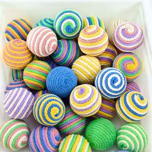 Juguete para Perros <span class=keywords><strong>WAFA</strong></span> Personalizado de 5CM, Pelota de Masticar de Cuerda de Algodón Ecológica, Resistente a los Arañazos, Alivia la Ansiedad, Suministros para Mascotas de Año Nuevo - Product Image 2