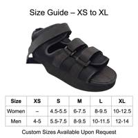Sepatu Pasca Operasi Heel Offloading, Model Musim Panas, Bahan Mesh Bernapas, Velcro, EVA Wedge, Perawatan Tumit, Spur, Plantar Fasciitis, Pasokan Pabrik