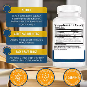 Capsules pour la Prostate en Gros du Fabricant – Compléments à Base de Plantes pour la Santé de la Vessie et de la Prostate - Product Image 3