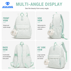 Zaini Scolastici all'Ingrosso Ultimo Modello Impermeabile per Ragazze Leggero Estetico Tonalità Morbida Grande Capacità - Product Image 4
