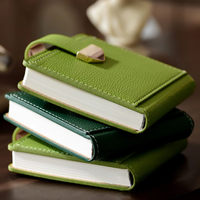 Carnet de poche carré A7, mini carnet portable à couverture rigide ligné, journal de voyage de luxe, logo personnalisé, cadeau