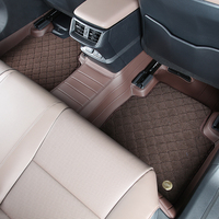 GANE Tapis de sol de voiture en cuir écologique pour l'intérieur de la voiture, couverture complète, faciles à nettoyer, pour Lexus ES et autres modèles