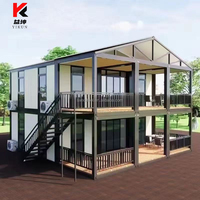 Maison conteneur à montage rapide, bureau modulaire préfabriqué, bâtiment habitable mobile, dortoir temporaire pour travailleurs