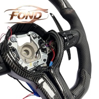 Volant sport en fibre de carbone personnalisé avec LED pour BMWE81 E82 E87 E88 F01 F02 F10 F20 F30 F32 F80 F82 E90 E91 E92 E93 E70 E71 E72