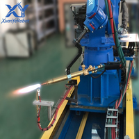 Station de découpe robotisée Yaskawa GP20 à 6 axes avec torche de découpe à la flamme, pour acier au carbone, construction robuste, moteur 1kW 220V/380V