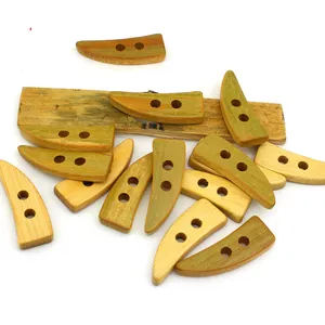 Eco Friendly Wooden Bamboo Toggle Buttons Custom Toggle Button