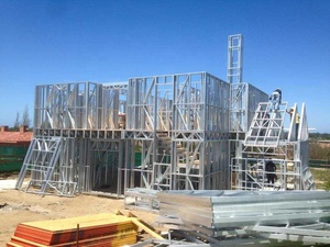 Maisons préfabriquées Deepblue Smarthouse, résistantes aux tremblements de terre, en acier léger, villas de luxe, bungalows, plancher en <span class=keywords><strong>bois</strong></span> ou en bambou - Product Image 3