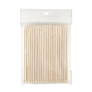 Palitos de Madera Naranja Desechables de Doble Punta, 100 Unidades, para Manicura Profesional y DIY, Pedicura y Arte de Uñas - Product Image 5