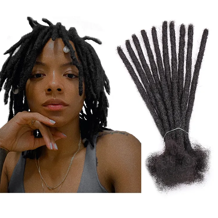 Free Sample Ombre Double Ended Wholesale Soft Synthetic Naturel Making Machine Extensions Faux Locs Dreadlocks Crochet Hair