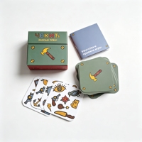 Jeu de cartes personnalisé avec impression de logo, jeu de cartes en papier avec boîte pour jeux de table et divertissement