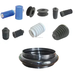 Customized Molded Rubber Bellows Corrugated Sleeve 1 Wave And 2 Wave Soft Connection Boot Rubber Bellow
