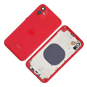 Carcasa Intermedia Roja con Cubierta Trasera para iPhone 12 - Product Image 2