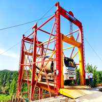 Plateforme de levage pour la construction de ponts et de grues, avec palan de 50 tonnes pour véhicules lourds/camions malaxeurs à béton