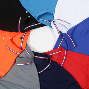 Hiệu Suất Cao Polo Chạy Biểu Tượng Tùy Chỉnh Golf Ngắn Tay Áo Sơ Mi Polyester Polo Áo Sơ Mi Cho Nam Giới Quảng Cáo Poloshirt - Product Image 1