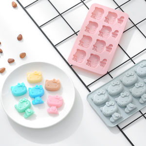 3d Cute Cat Silicone Fondant Chocolate Candy Mould Biscuit Cake <b>Craft</b> Baking Mold Decor Pastry Diy <b>Tools</b> - Product Image 1