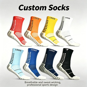 Free Packing Grip <b>Socks</b> Custom Soccer Football <b>Socks</b> Grip Anti Slip Sport Crew <b>Socks</b> High Quality Wholesale - Product Image 1