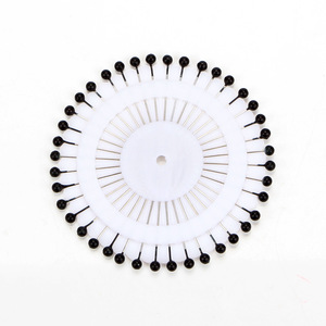 Couleur, blanc, aiguilles nacrées à grande tête montées sur disque, aiguilles de positionnement de bijoux fixes, aiguilles à sertir de <span class=keywords><strong>perles</strong></span> - Product Image 4