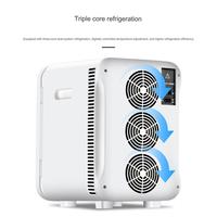 Mini réfrigérateur congélateur électrique portable de table en gros Mini petit réfrigérateur à écran tactile pour hôtels voitures compresseur