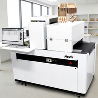Mesin Printer Inkjet Otomatis NOVIX untuk Pencetakan Warna Penuh pada Baki Telur dari Pulp, Pencetakan Satu Lintasan pada Karton