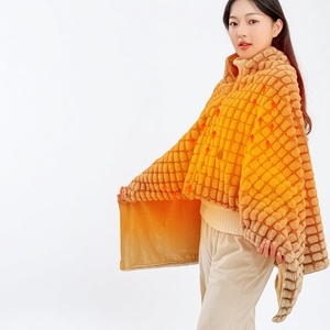 Electric Wrap Poncho Decke USB beheizter Schal Tragbare Heiz decke 3 Wärme einstellungen Gemütlicher Winter Heiz decke werfen - Product Image 2