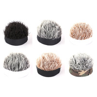 Perruque de cheveux courts pour hommes et femmes de bonne qualité, chapeaux réglables en coton synthétique, perruques tout-en-un pour hommes et femmes, chapeau de perruque élégant