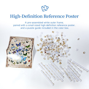 <span class=keywords><strong>Puzzle</strong></span> éducatif en plastique de haute qualité personnalisable, <span class=keywords><strong>animaux</strong></span>, 1344 <span class=keywords><strong>pièces</strong></span>, revêtement UV, jouet DIY pour les 14 ans et plus, unisexe - Product Image 3