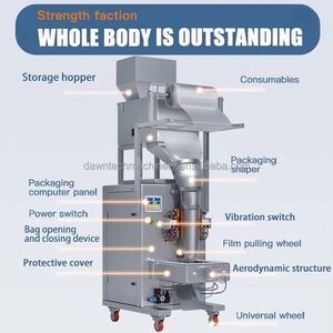 Máquina Envasadora de Gránulos Totalmente Automática, Neumática, para Arroz, Café, Granos, Té, Nueces, Azúcar, Sal, Dulces y Alimentos, con Función de Vacío - Product Image 6