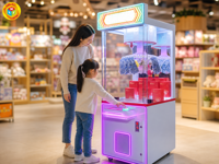 Distributeur automatique de boîtes mystères rotatives à monnayeur, avec prix surprise pour centres commerciaux et centres de divertissement familial