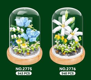 Set de Construcción de Decoración de Plantas Suculentas Compatible con Bloques de Flores para Adultos, Ramo de Ladrillos, Regalos para Niñas - Product Image 3