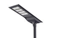 Lampadaires solaires d'extérieur à LED en aluminium 20W 30W 40W avec capteur de mouvement PIR IP65 alimenté par batterie pour application routière