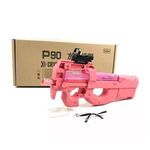 Pistola de Juguete de Gel P90 Rosa de Nylon con Luz, Lanzador de Bolas de Gel, Popular en <span class=keywords><strong>TikTok</strong></span> - Product Image 4