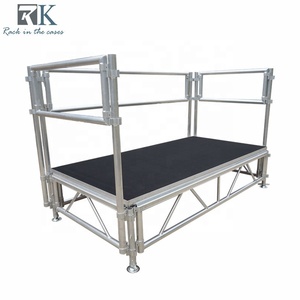Aluminum Portable Music Concert Wedding Event Wooden <b>Stages</b> 1x2m Truss <b>Stage</b> <b>Platform</b> - Product Image 1