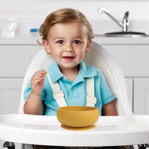 <span class=keywords><strong>Baby</strong></span> Food Supplement Anti-queda e antiderrapante Food Grade Silicone Deep <span class=keywords><strong>Bowl</strong></span> - Product Image 4