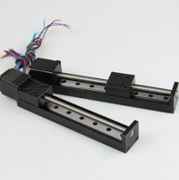 Actionneur de scène linéaire miniature, Mini Rail de guidage coulissant, vis CNC, Table de mouvement de plomb, moteur pas à pas Nema 11, course de 300mm