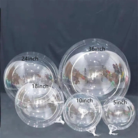 Ballons à bulles non extensibles, produits promotionnels, ballons transparents de 18 pouces, 20 pouces, 24 pouces