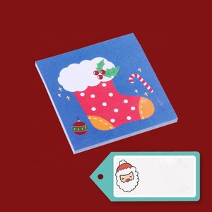Carta colorata cartone animato carino squisito Set di Memopad <span class=keywords><strong>Note</strong></span> appiccicose tenere sorridente <span class=keywords><strong>Note</strong></span> adesive di natale Kawaii - Product Image 4