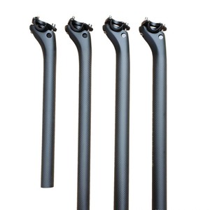 Bicicleta de montaña bicicleta de carretera 27,2/30,8/31,6 fibra de <span class=keywords><strong>carbono</strong></span> <span class=keywords><strong>tija</strong></span> de sillín ultraligera y de alta resistencia 350/400mm <span class=keywords><strong>tija</strong></span> de sillín de <span class=keywords><strong>carbono</strong></span> - Product Image 6