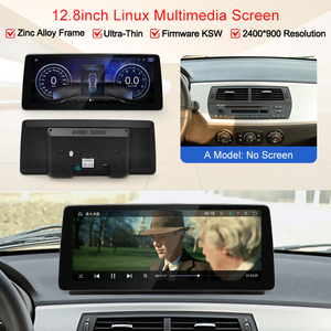 STWEI Écran tactile HD 12,8'' 2400*900, autoradio multimédia sans fil CarPlay Android <span class=keywords><strong>Auto</strong></span> pour BMW Z4 <span class=keywords><strong>E85</strong></span> E86 E89 - Product Image 5