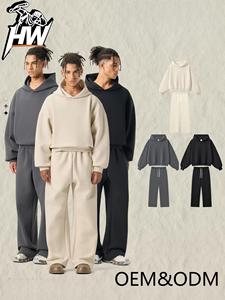 Completo Sportivo da <span class=keywords><strong>Uomo</strong></span> Autunnale Tinta Unita, <span class=keywords><strong>Tuta</strong></span> da Ginnastica Elastica, Abbigliamento Casual per Fitness, T-shirt e Felpe con <span class=keywords><strong>Cappuccio</strong></span> - Product Image 1