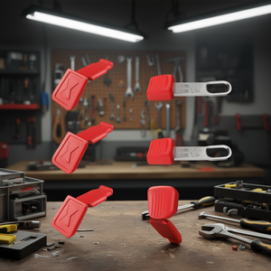 Clip de Sujeción TetheredTool, Color Rojo, 3 Piezas, Cada Uno con Capacidad Máxima de 600g, Longitud de 1.5m - Product Image 2