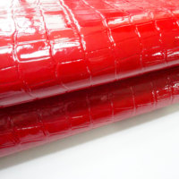 Haute qualité Crocodile gaufrage impression motif cuir tissu tout match Style PVC gants bagages Pu cuir pour chaussures