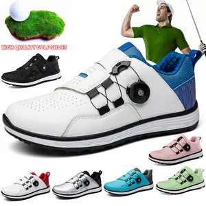 Moda high-end marca de luxo golfe dos homens e das mulheres tênis Respirável esportes ao ar livre lazer treinamento tênis badminton sapatos