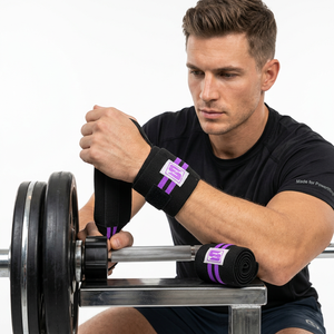 Wholesale Heavy Duty Breathable Comfortable Adjustable Wrist Support Wrap Advanced Protection Custom Logo Fitness Training - Product Image 1